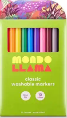 Target Mondo Llama 10-ct. fine markers offer