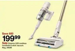 Target Dreame U20 cordless handheld & stick vacuum offer