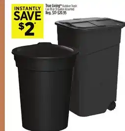 Dollar General Outdoor Trash Can offer