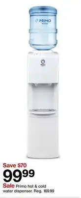 Target Primo hot & cold water dispenser offer