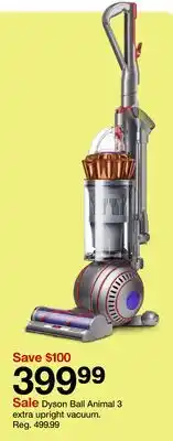 Target Dyson Ball Animal 3 extra upright vacuum offer