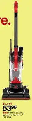 Target BISSELL CleanView Compact upright vacuum offer
