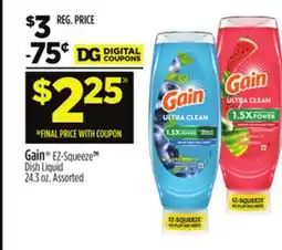 Dollar General EZ-Squeeze Dish Liquid offer