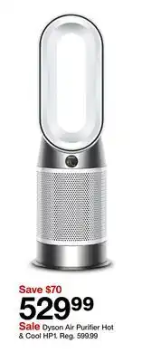 Target Dyson Air Purifier Hot & Cool HP1 offer