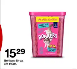 Target Bonkers 30 - oz. cat treats offer