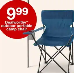 Target Dealworthy outdoor portable camp chair offer