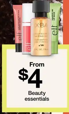 Target Beauty essentials offer