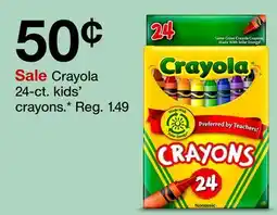 Target Crayola 24-ct. kids' crayons offer