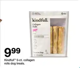 Target Kindfull 5-ct. collagen rolls dog treats offer
