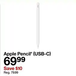 Target Apple Pencil (USB-C) offer