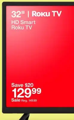 Target 32 HD Smart Roku TV offer