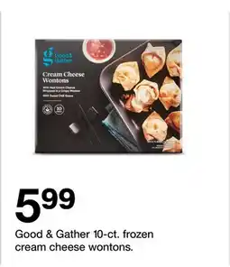 Target Good & Gather 10-ct. frozen cream cheese wontons offer