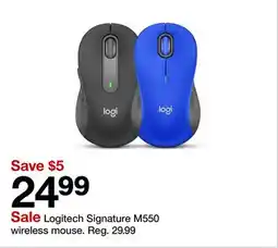 Target Logitech Signature M550 wireless mouse offer