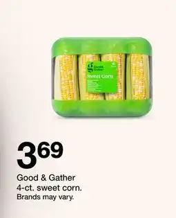 Target Good & Gather 4-ct. sweet corn offer