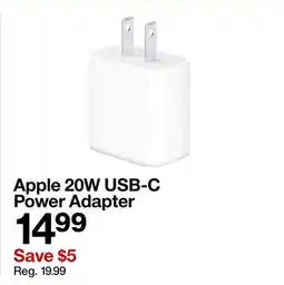 Target Apple 20W USB-C Power Adapter offer