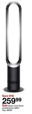 Target Dyson Cool Tower oscillating fan AM07 offer