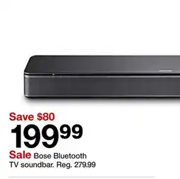 Target Bose Bluetooth TV soundbar offer