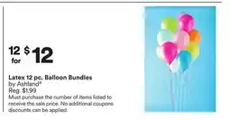 Michaels Latex 12 pc. Balloon Bundles by Ashland offer