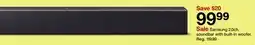 Target Samsung 2.0ch. soundbar with in woofer offer