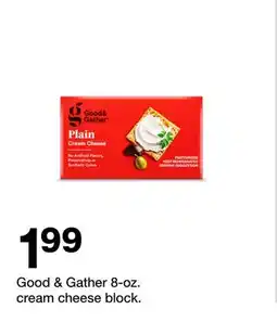 Target Good & Gather 8 - oz. cream cheese block offer