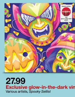 Target Various artists, Spooky Setlist offer