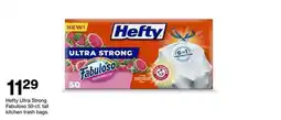 Target Hefty Ultra Strong Fabuloso 50-ct. tall kitchen trash bags offer