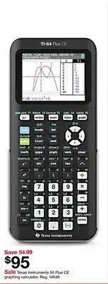 Target Texas Instruments 84 Plus CE graphing calculator offer