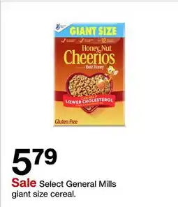 Target Select General Mills giant size cereal offer