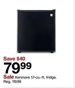 Target Kenmore 1.7-cu.-ft. fridge offer