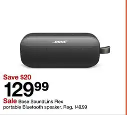 Target Bose SoundLink Flex portable Bluetooth speaker offer
