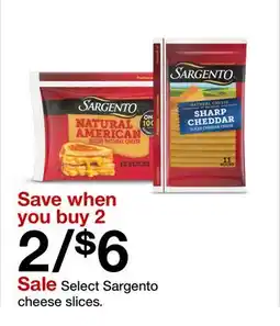 Target Select Sargento cheese slices offer