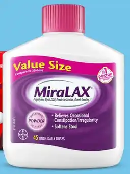Target Miralax 45-dose 26.9-oz. laxative powder offer