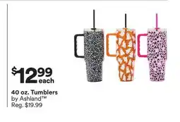 Michaels 40 oz. Tumblers by Ashland offer