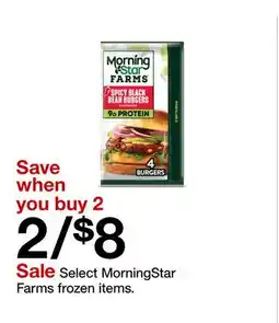 Target Select MorningStar Farms frozen items offer