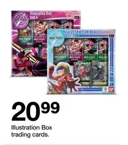 Target Illustration Box trading cards offer