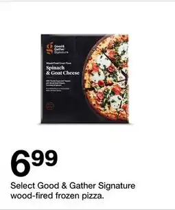 Target Select Good & Gather Signature wood-fired frozen pizza offer