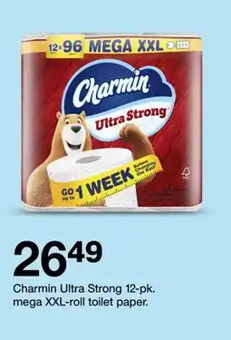 Target Charmin Ultra Strong 12-pk. mega XXL-roll toilet paper offer