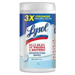 Walgreens Disinfecting Wipes Crisp Linen offer