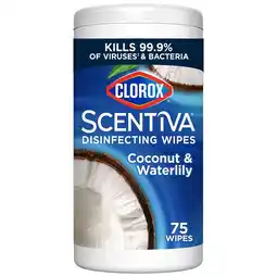Walgreens Scentiva Wipes, Bleach Free Cleaning Wipes Coconut & Waterlily offer
