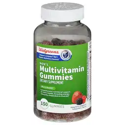 Walgreens Men's Multivitamin Gummies (75 days) Strawberry, Raspberry & Blackberry offer
