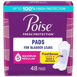 Walgreens Incontinence Pads for Women, 5 Drop Maximum Absorbency Regular Length offer