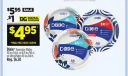 Dollar General Dixie Everyday Plates 10 in./54 ct. or 8.5 in./90 ct. or Ultra Plates 10 in./44 ct offer