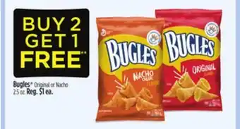 Dollar General Bugles Original or Nacho offer
