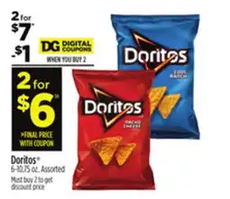 Dollar General Doritos 6-10.75 oz offer