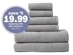 Meijer Havenstay bath towel set offer