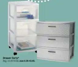 Meijer Drawer carts offer