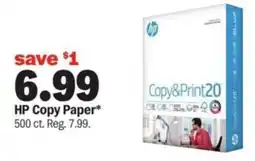 Meijer HP Copy Paper offer