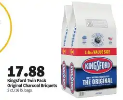 Meijer Kingsford twin pack original charcoal briquets offer