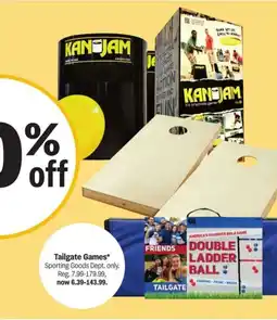 Meijer Tailgate Games offer