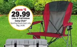 Meijer Lake & trail deluxe camp chair offer